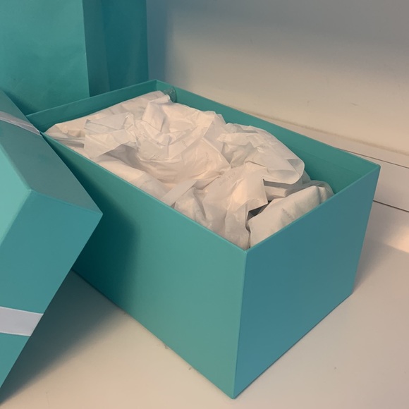 TIFFANY & CO EMPTY GIFT BOX AND BAG - Picture 4 of 5